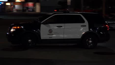 Coche-De-Policía-Del-LAPD-En-Los-Ángeles.