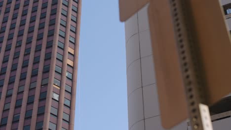 Skyscraper-Building-in-downtown-Houston-heavily-damaged-by-major-storm