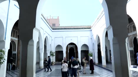 The-Bahia-Palace-is-a-late-19th-century-palace-in-Marrakesh,-Morocco