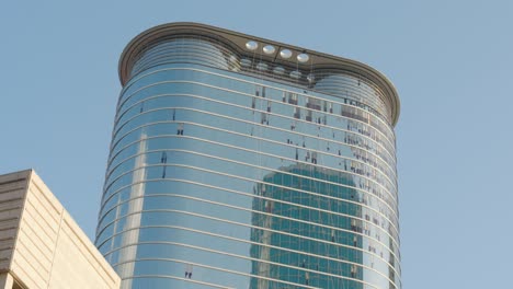 Buildings-in-downtown-Houston-heavily-damaged-by-major-storm