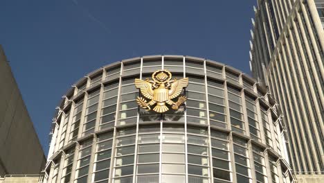 Cadman-Plaza-United-States-Courthouse-Gold-Eagle-Emblem