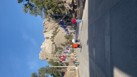 South-Dakota,-USA-Gehweg-Zum-Mount-Rushmore-National-Monument