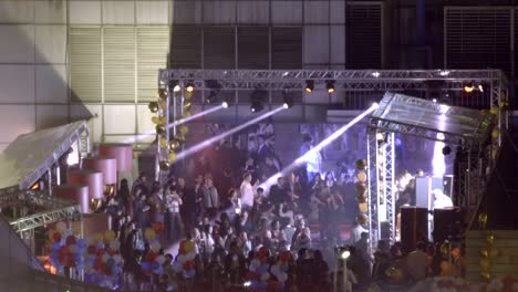 New-years-rave-celebration-on-rooftop-of-building