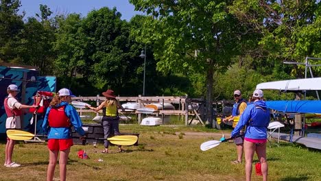 Kayaking-class-on-Casco-Bay-Portland-Maine