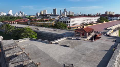 Walled-City-At-Cartagena-De-Indias-In-Bolivar-Colombia