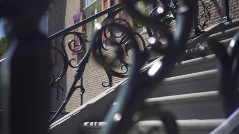 Close-up-of-stairway-handrail-design-at-Nederhorst-Castle-in-The-Netherlands