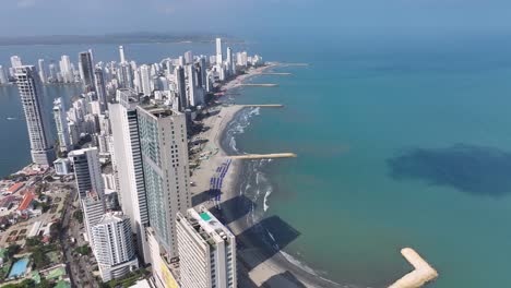 Bocagrande-At-Cartagena-De-Indias-In-Bolivar-Colombia