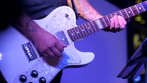 Electric-Guitar-Played-during-Live-Show