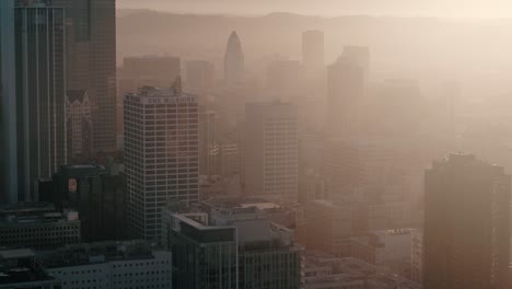 Stadtbild-Bei-Sonnenaufgang-In-Der-Innenstadt-Von-Los-Angeles