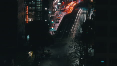 a-night-timelapse-in-Auckland,-New-Zealand