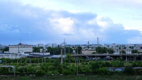 Urban-Environment-in-a-cloudy-day