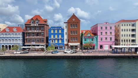 Colored-Houses-At-Otrobanda-In-Willemstad-Curacao