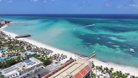 Palm-Beach-At-Noord-In-Oranjestad-Aruba