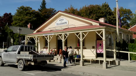 Arrowtown,-Neuseelands-Ursprüngliches,-Historisches-Post--Und-Telegrafenamt