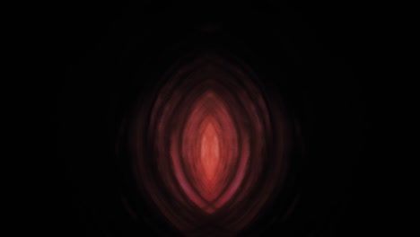 Glowing-Red-shaded-Tunnel-With-a-Fractal-Wormhole-Design