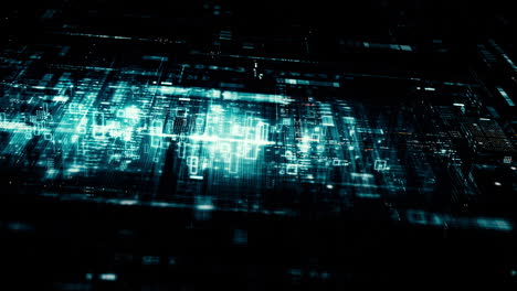 Futuristic-screen-display-matrix,-hi-tech-digital-data-telemetry-with-encrypted-numbers,-display-dynamic-background-for-computer-desktop-screen-display-format