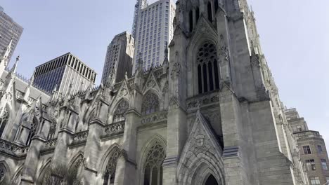 A-close-up-view-of-the-intricate-Gothic-architecture-of-St