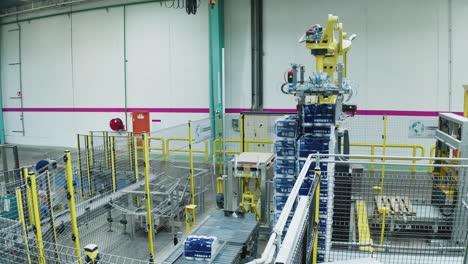 View-of-paper-towel-packets-getting-distributed-to-further-process-in-France