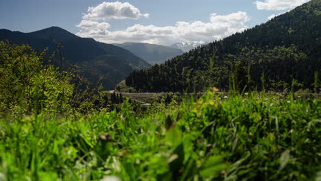 Timelapse-of-mountain-views-motorized-slider-clouds-moving-Koziakas-Greece