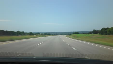 Driving-Through-Texas-State-Highway-29,-Texas,-United-States---Hyperlapse