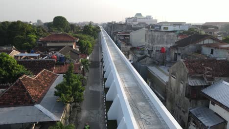 Vista-Aérea-Del-Nuevo-Fuerte-Del-Palacio-Blanco-De-Yogyakarta