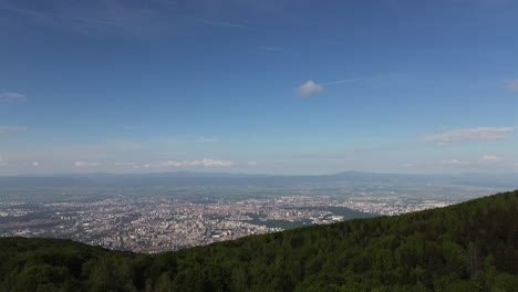 Establishing-shot-of-Sofia-City-and-Vitosha-Mountain