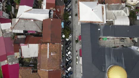 top-view-of-Batumi-old-houses-near-from-the-coast-of-the-black-sea-with-narrow-streets-and-cars