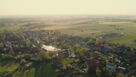 Drohnenaufnahme-Eines-Polnischen-Landes