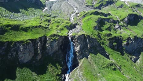 Drone-Aerial-Flight-Over-Majestic-Mountain-Peaks-Dolomites,-Italy