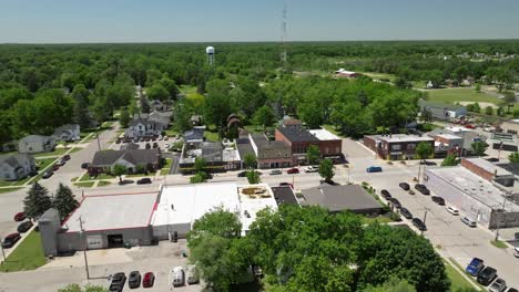 Perry,-Michigan-downtown-with-video-moving-in-a-circle