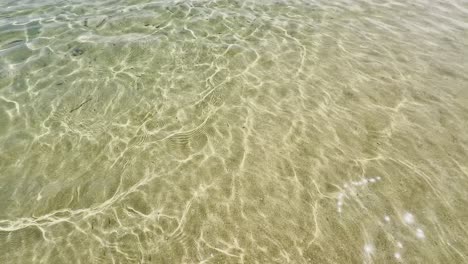 Clean-blue-flag-beaches-of-Halkidiki-Peninsula,-Greece