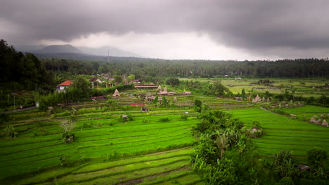 Sidemen-offers-breathtaking-views-of-Mount-Agung,-beautiful-landscape