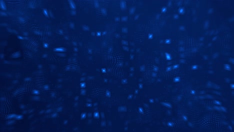 Abstract-Technology-Blue-Neon-Wavy-Background-Design---Dynamic-Fluid-Flow:-Glow-Grid-Mesh-in-Modern-Space---Futuristic-Slow-Motion-Background