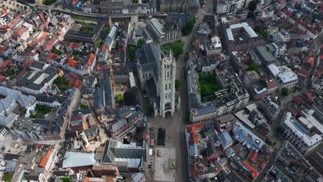 Saint-Bavo's-Cathedral,-East-Flanders,-Ghent,-Flemish-Region,-Belgium,-June-2022