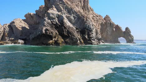 Aerial-View-Of-El-Arco-At-Los-Cabos,-Cabo-San-Lucas,-Mexico