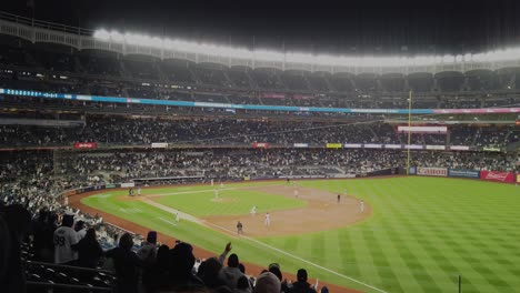 Aaron-Judge's-fly-ball-with-the-bases-loaded-caused-excitement-in-the-stands-at-Yankee-Stadium-which-was-controlled-by-the-center-fielder-marking-the-victory-of-the-Miami-Marlins