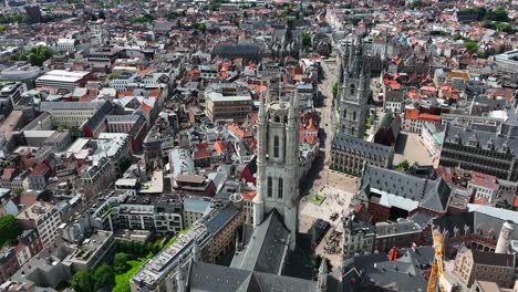 Saint-Bavo's-Cathedral,-East-Flanders,-Ghent,-Flemish-Region,-Belgium,-June-2022