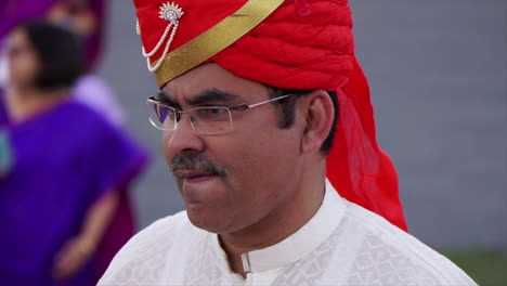 Man-wearing-turban-at-Hindu-festival