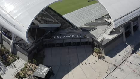 Eingang-Und-Schild-Des-Los-Angeles-Football-Club-Stadions