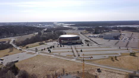 Aerial-view-zooming-in-at-the-Gatorade-Center