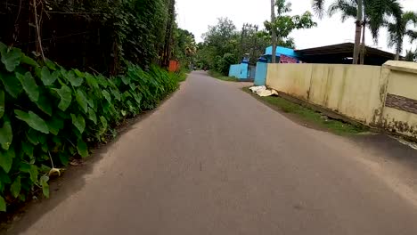 Time-lapse-shot-of-a-south-Indian-village,Transportation