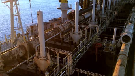 View-of-the-deck-of-a-dredger-boat