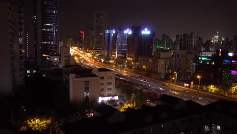 Vista-En-La-Carretera-En-La-Noche