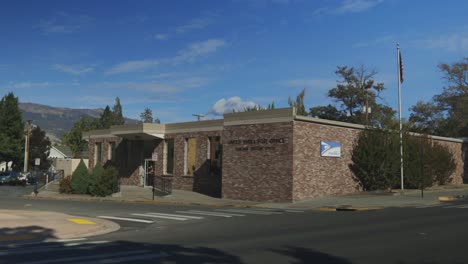 Außenfassade-Des-United-States-Post-Office-Building,-Ashland,-Oregon