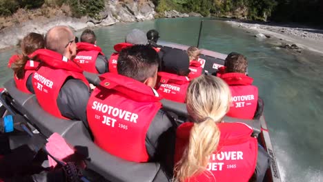 Shotover-Jetbootfahrt-In-Queenstown,-Neuseeland