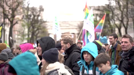 Umweltdemonstration-In-Der-Deutschen-Stadt-München-Zum-Schutz-Des-Planeten