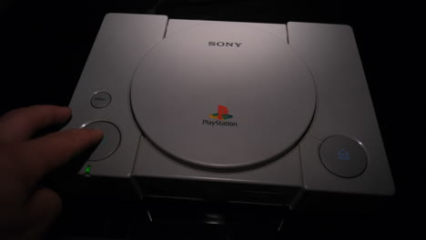 Playstation-1-Ps1-Schließen-Und-Starten