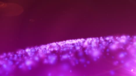 Purple-glittery-star-dust-flying