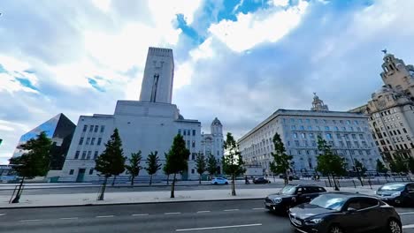 View-of-Royal-Liver-Building-and-surrounding-area-in-the-heart-of-Liverpool-city-centre