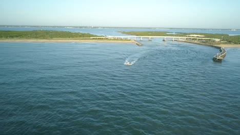 4K-Drone-footage-of-the-beautiful-Sebastian-Inlet-during-sunrise